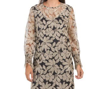 Trina Turk Vinology Embroidered Floral Dress